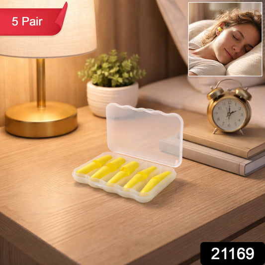 Reusable foam earplugs