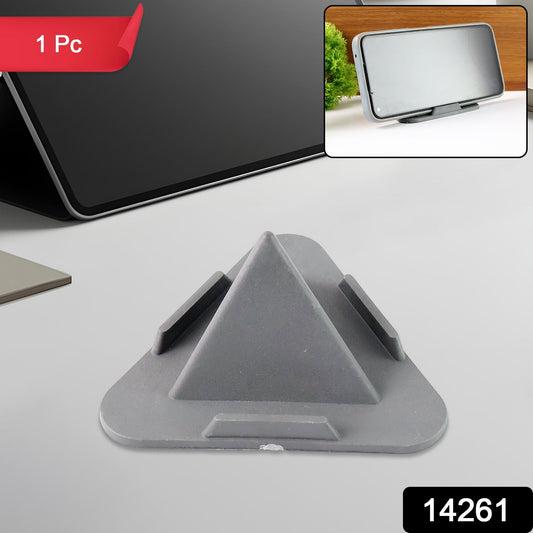 Grey Pyramid Phone Stand