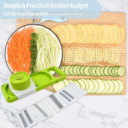 Slicer for Kitchen 5 in 1 Foldable Vegetable Slicer Blade Potato Cutter
