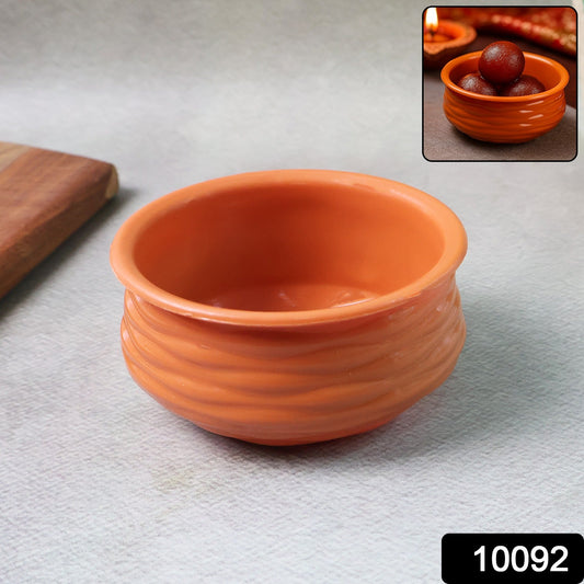 Classic Terracotta-Style Multipurpose Bowl (1 Pc)