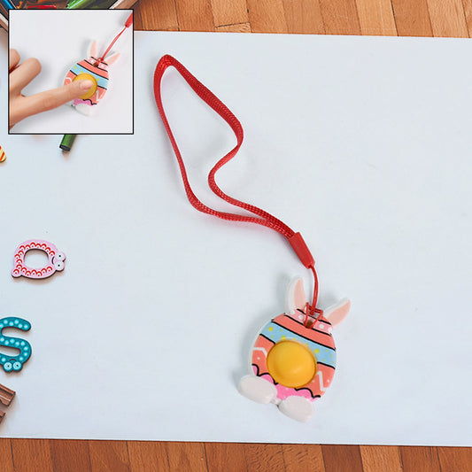 Bunny Bubble Fidget Keychain