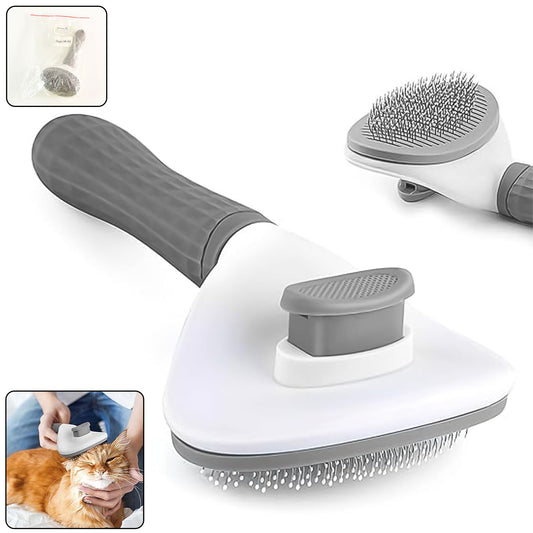 Paw Ease Self-Cleaning Pet Grooming Brush