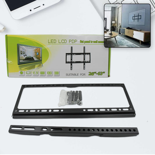 Heavy-Duty TV Wall Bracket for 26–63 Inch LED/LCD TVs (46×20 cm)