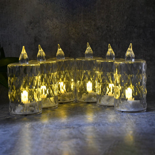 LED Crystal Flameless Candle