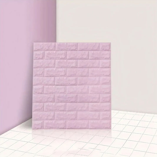 Wallpaper 3D Foam Wallpaper Sticker Panels (70 x 76 Cm / 1 Pc)