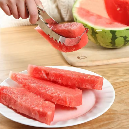 3-in-1 Watermelon Knife Set – Cantaloupe Slicer, Corer & Fruit Cutter