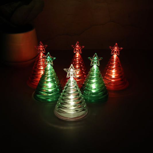 LED Christmas Tree Decorative Lights - (6 Pc / Set)