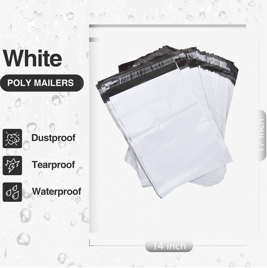 Tamper Proof Courier Bags(12X14 PLAIN 180 POD M1) - 100 pcs
