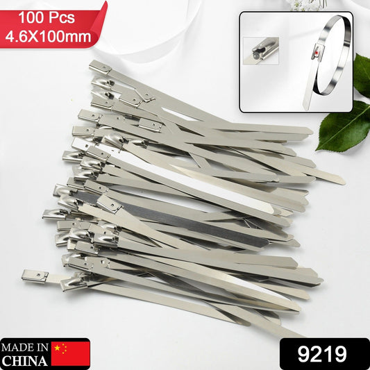 Stainless Steel Cable Ties for Solar & Home Use (100 Pc, 4.6x100mm)