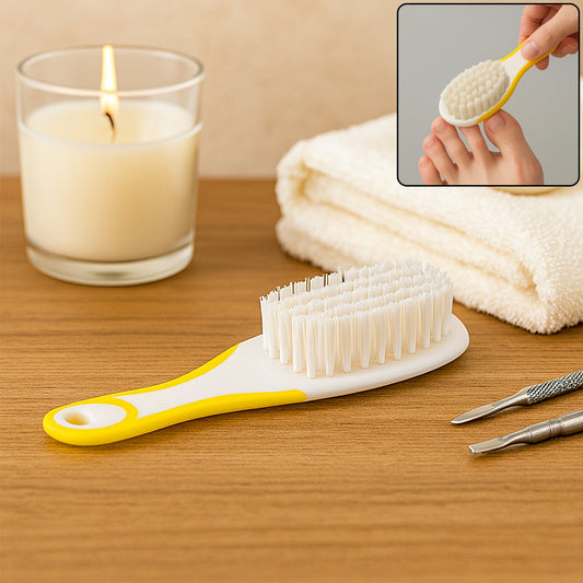 Handle Grip Nail Brush for Cleaning Toes & Nails (Scrub, Unisex)
