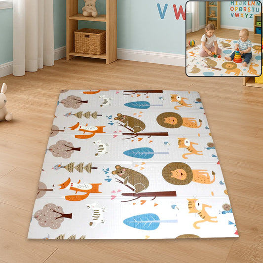 Baby Play Mat, Foam Play mat  Water-Proof Reversible Toxic Free (197x176 cm)