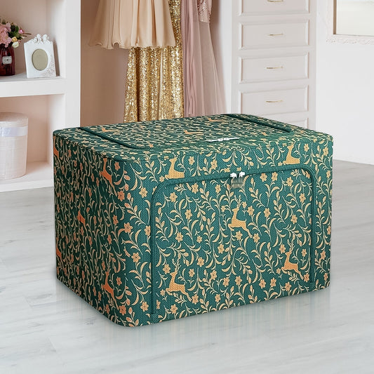 Zippered Closet Storage Box with Lid, With Window (50×40 Cm / 1 Pc)