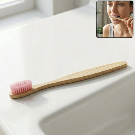 Natural Bamboo Toothbrush Soft Bristle (1 Pc)