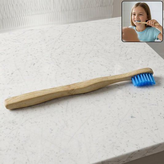 Sustainable Wooden Handle Toothbrush with Soft Bristles (1 Pc)