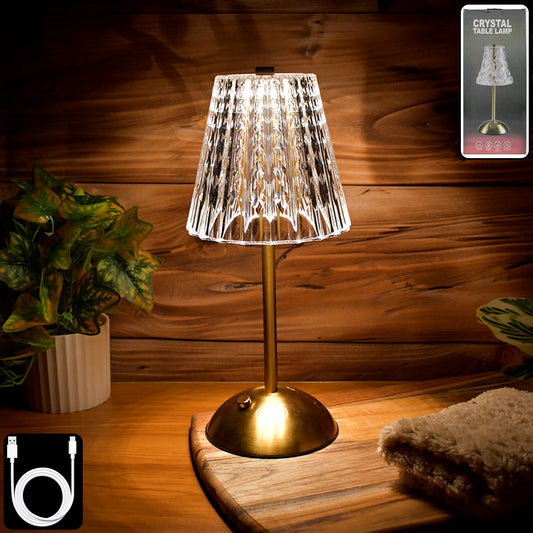 Shade Crystal Table Lamp