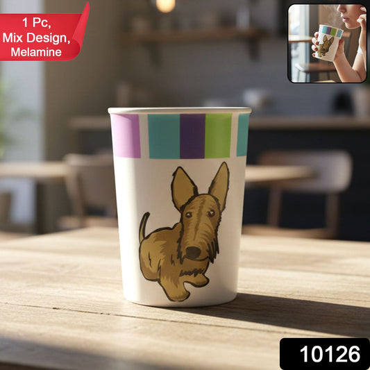 Cute Cartoon Melamine Drinking Glass (Approx 250ML / 1 Pc)