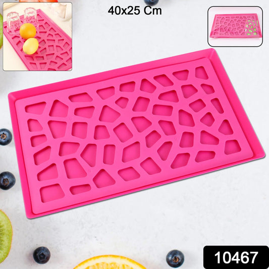 Plastic Kitchen Tray with Modern Hollow Design