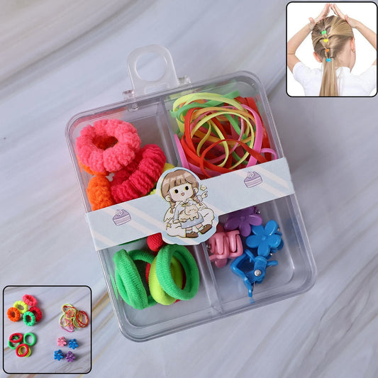 Hair Bands & Clips Set for Girls