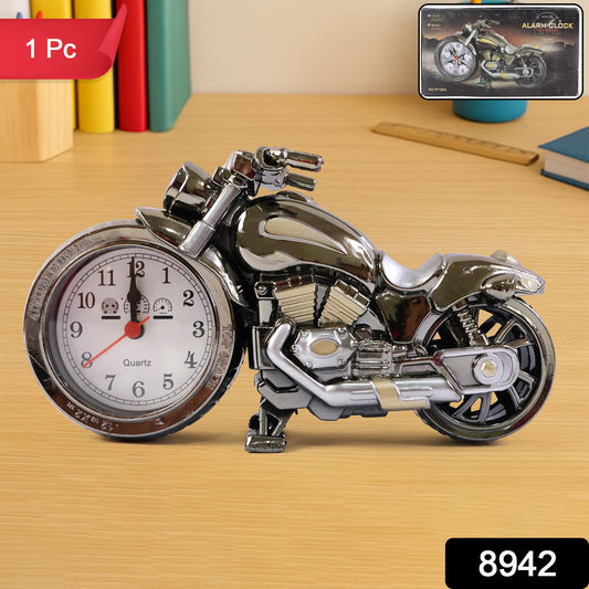 Motorcycle Alarm Clock, Motor Table Clock for Home Decor (1 Pc)